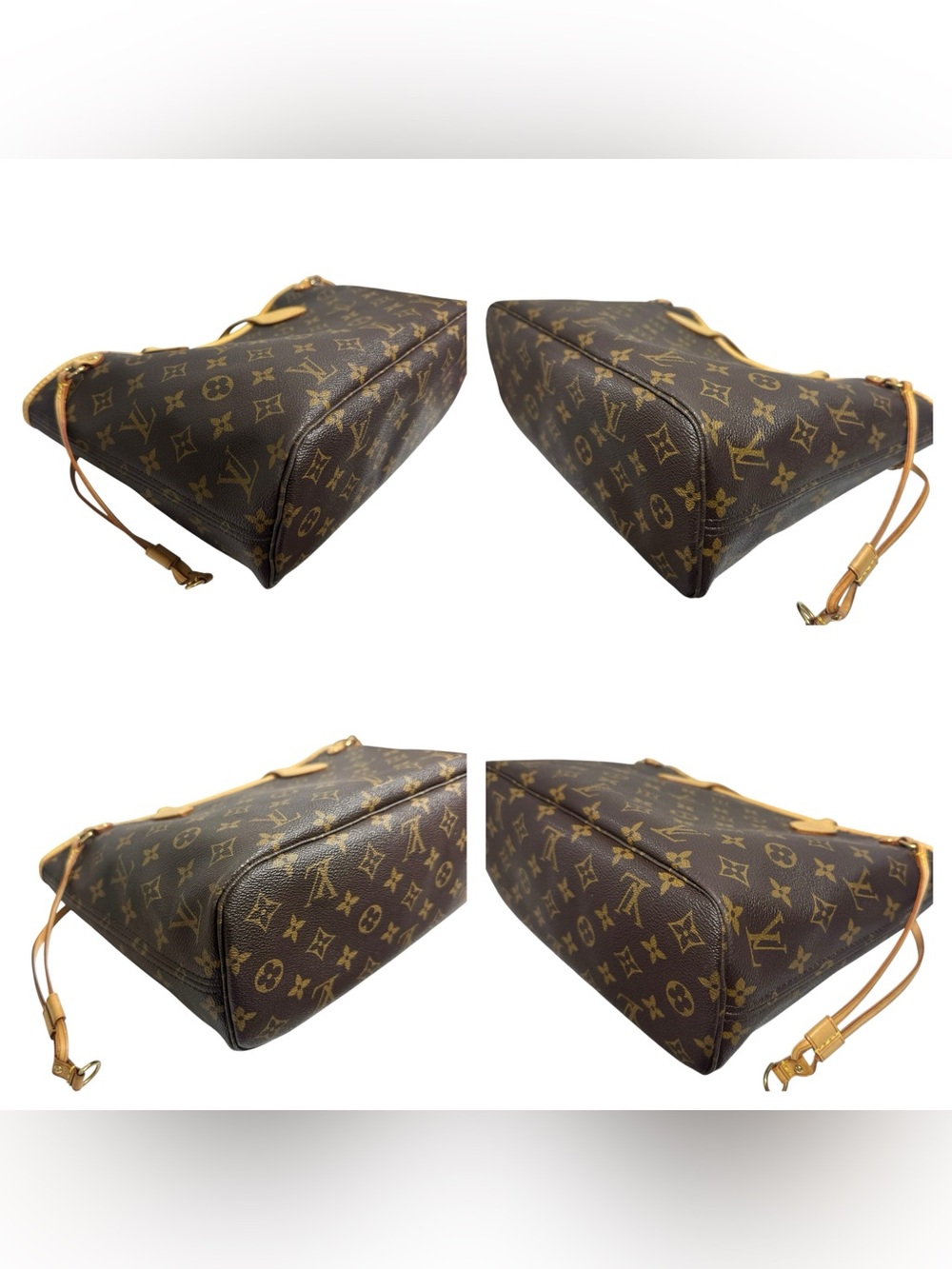 Louis Vuitton Monogram & Vachetta Neverfull PM Tote Bag - Picture 7 of 16